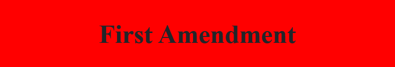 First Amendment